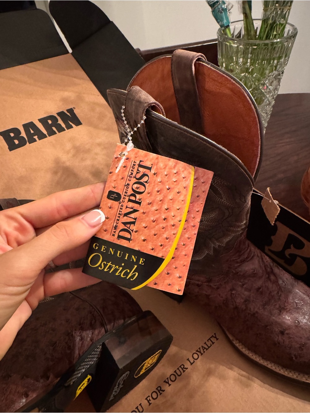 Men’s Ostrich Dan Post Boots